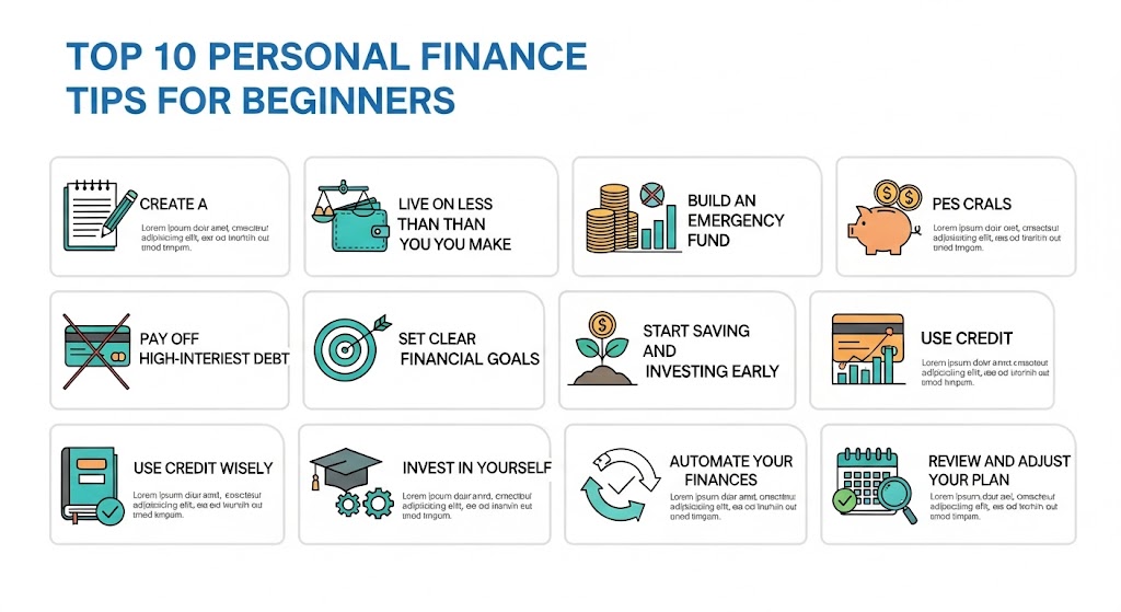 Top 10 personal finance tips for beginners to build a strong foundation for financial well-being