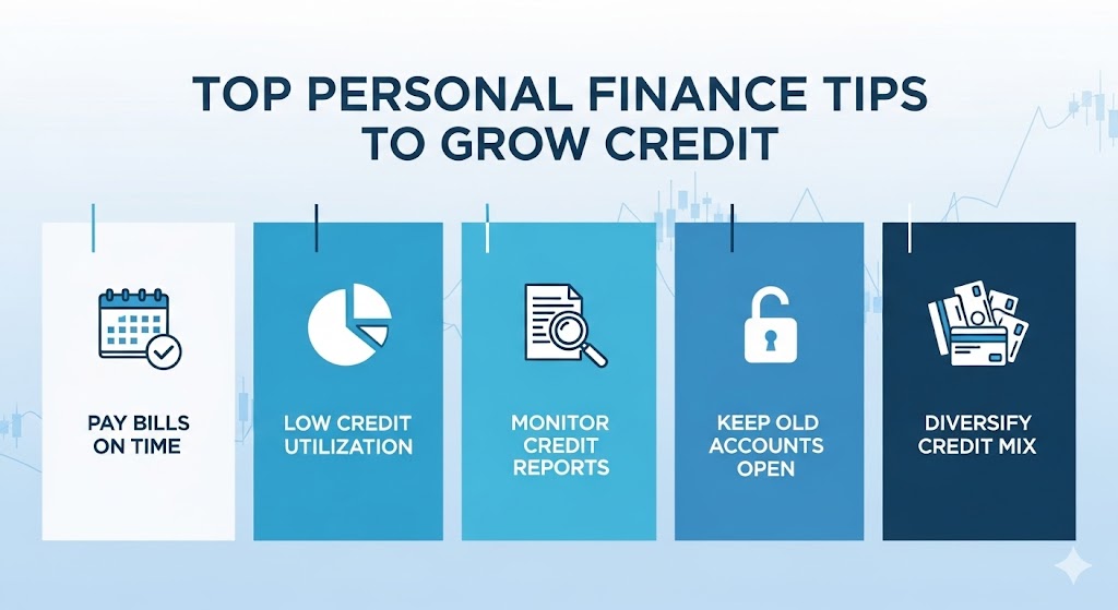 Top Personal finance tips to grow credit