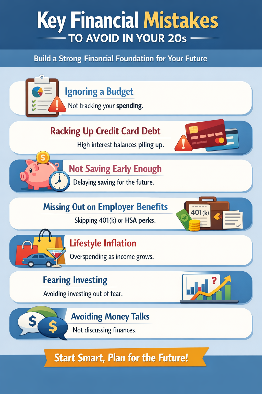 Smart Personal Finance: Key Financial Mistakes to Avoid in Your 20s