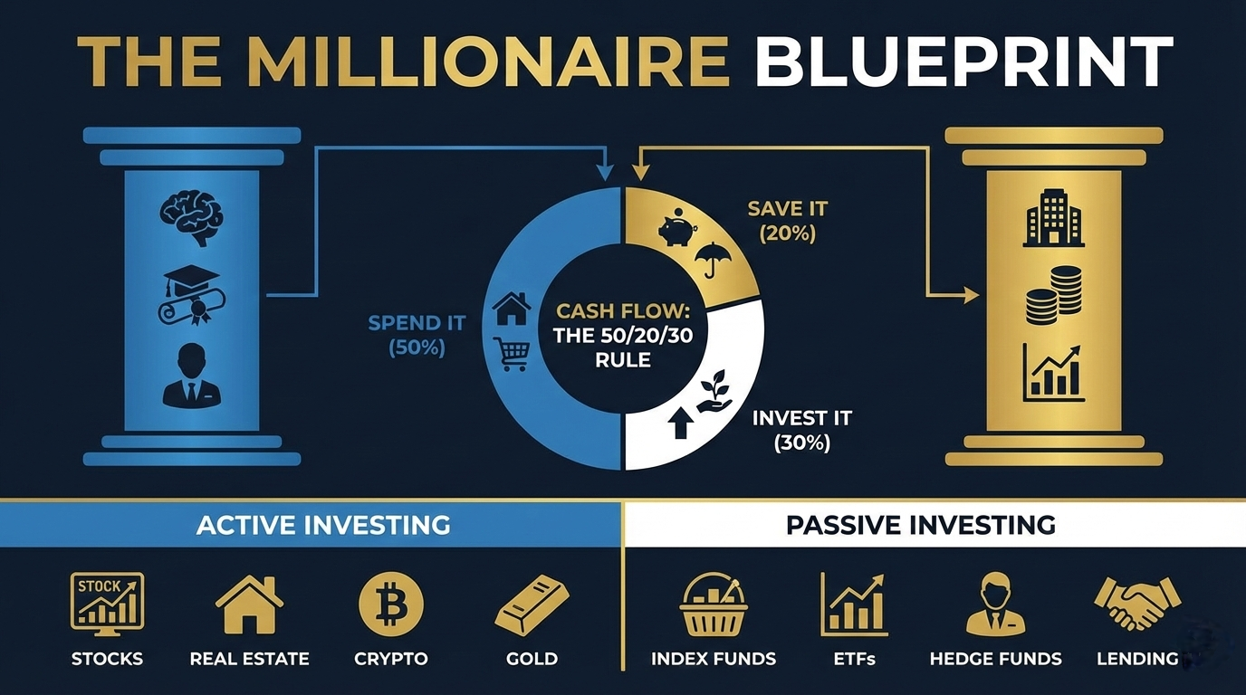 The Millionaire Blueprint: Mastering Capital Allocation and the 50/20/30 Rule for Financial Freedom