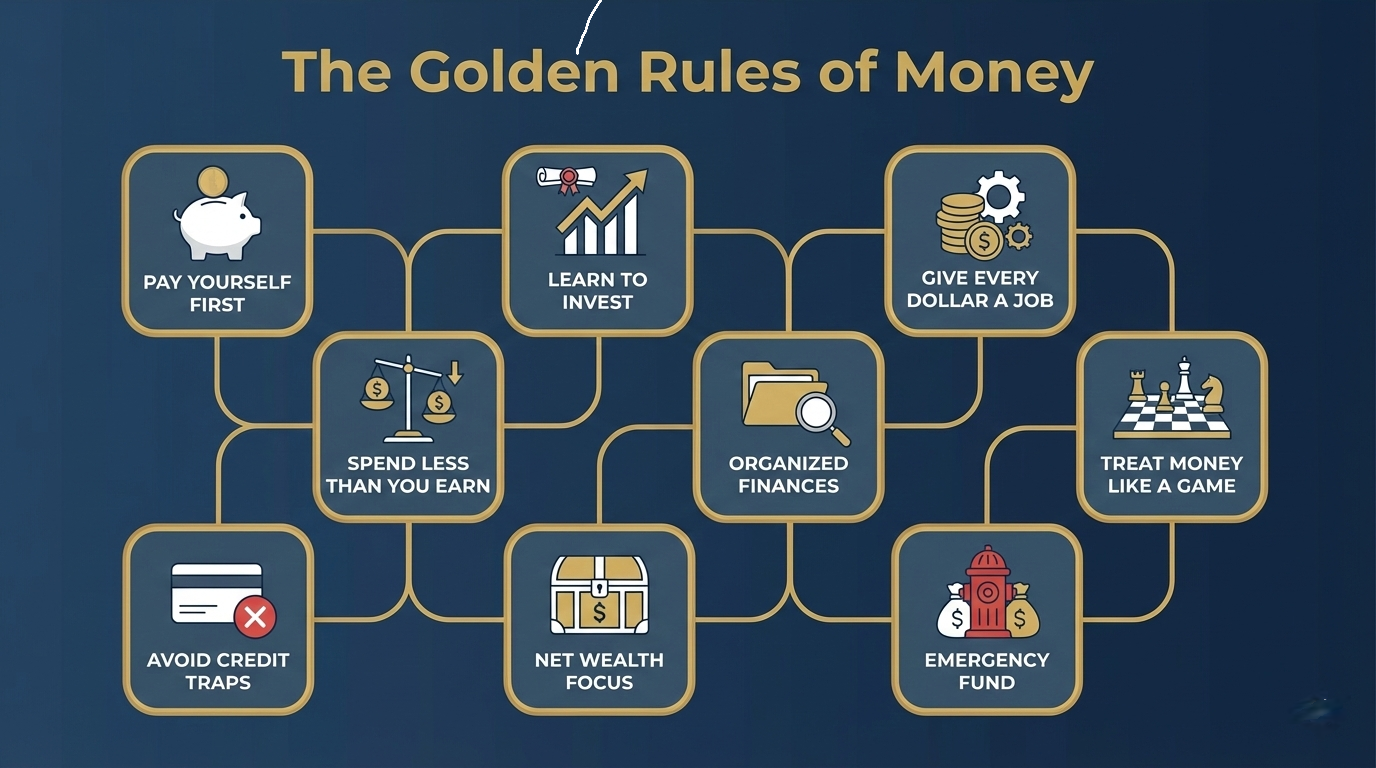 The Golden Rules of Money: 9 Essential Strategies for Building Long-Term Wealth