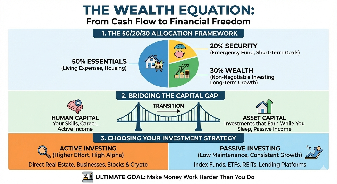 The Wealth Equation: Why Cash Flow, Not Income Is the Key to Financial Freedom