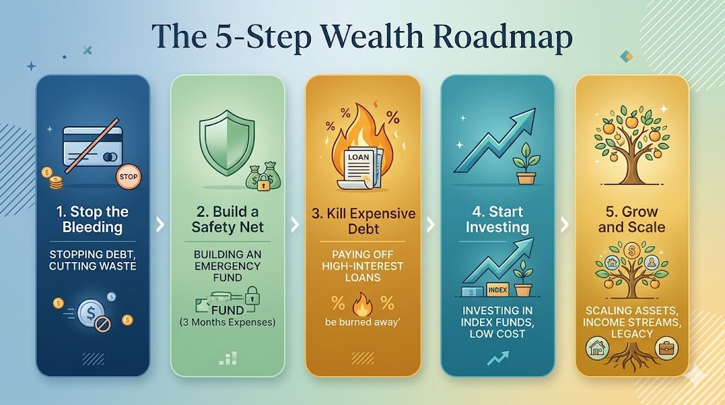 The Five-Step Wealth Blueprint: A Strategic Framework for Financial Resilience and Long-Term Growth