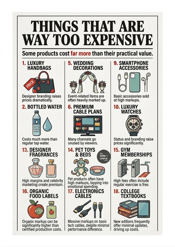 Strategic Spending: 12 Common Overpriced Goods and How to Optimize Your Purchasing Power