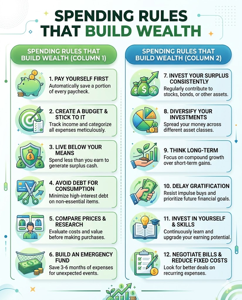 Proven Spending Rules That Build Wealth: Smart Money Habits for Long-Term Financial Growth