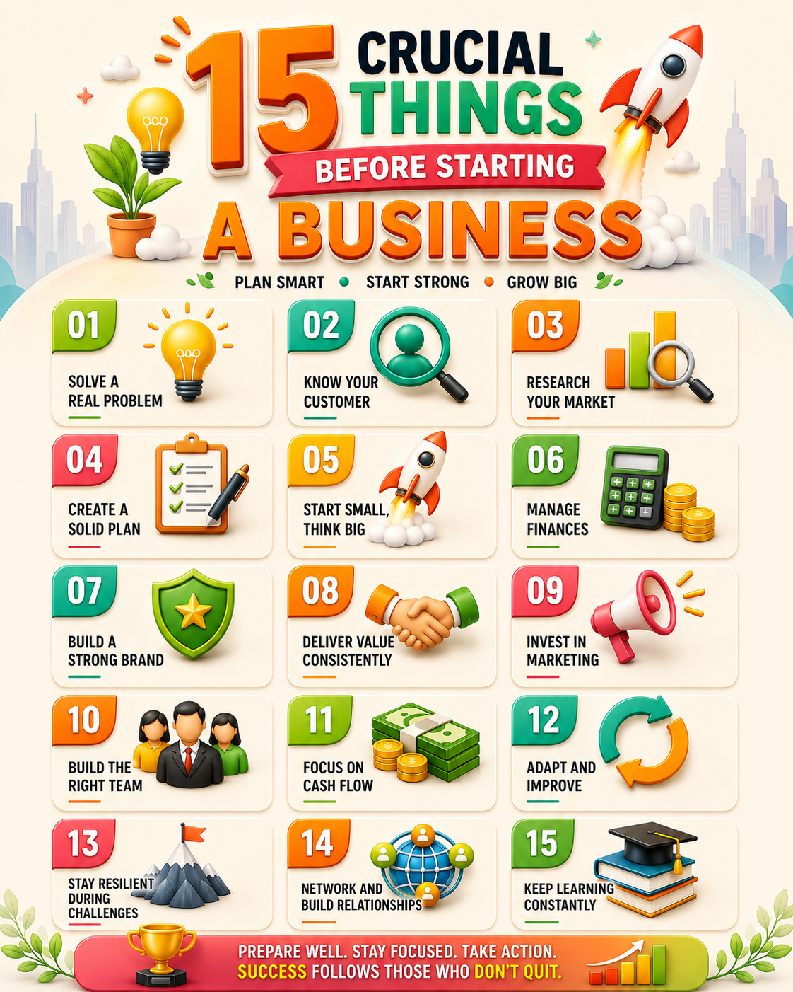🚀 15 Crucial Things to Know Before Starting a Business 💼📈