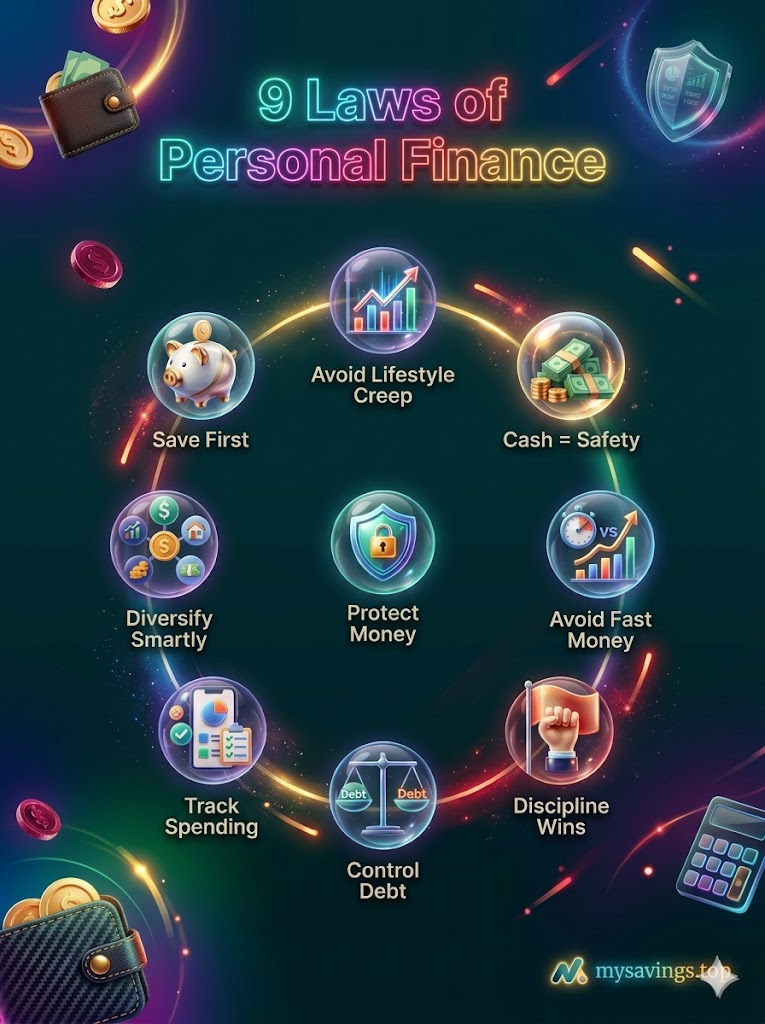 💰 9 Powerful Laws of Personal Finance That Build Long-Term Wealth | Smart Money Habits Explained