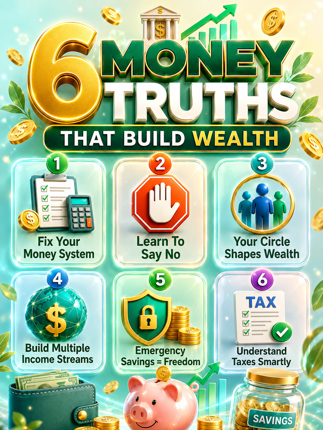 🚫 6 Brutal Money Truths Most People Learn Too Late 💸