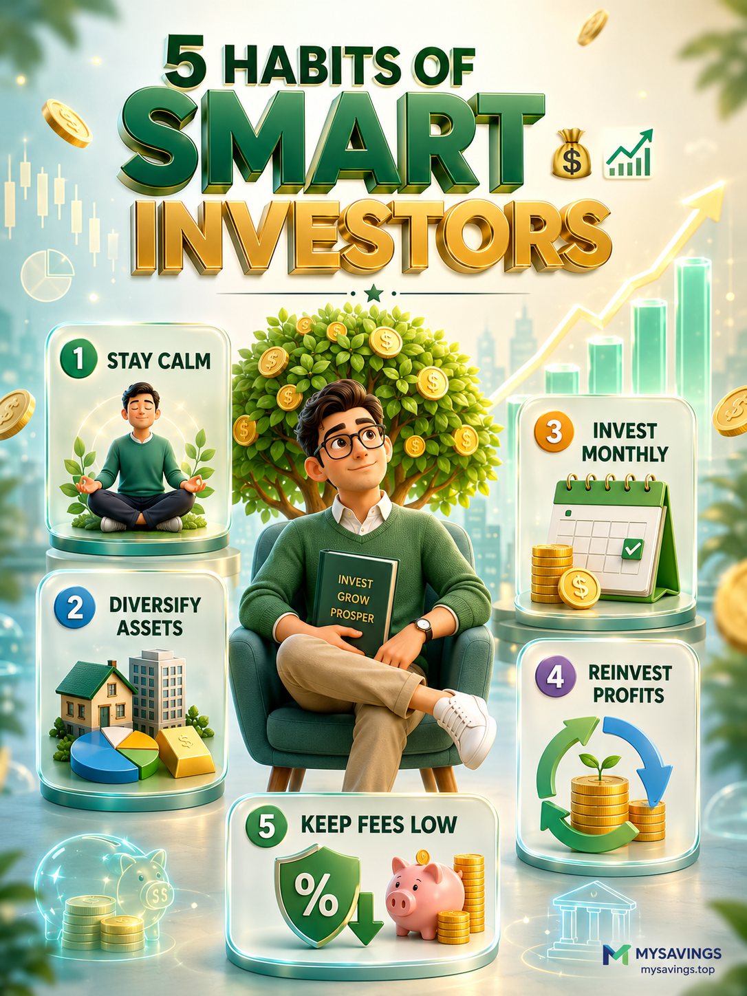 💰 5 Smart Investing Habits That Build Long-Term Wealth 📈✨