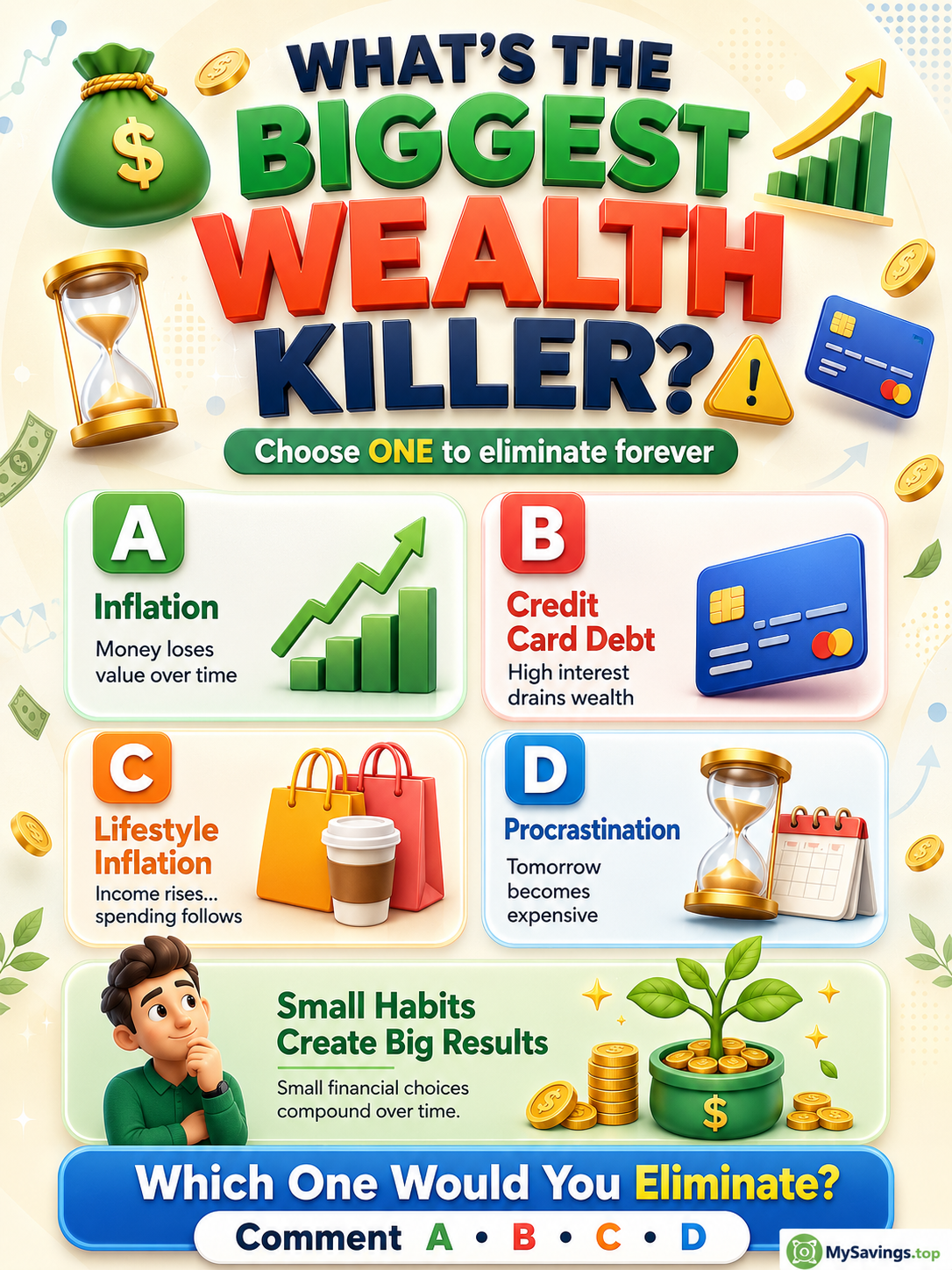 🏆💰 What Is the Biggest Wealth Killer? 4 Hidden Money Traps That Keep You Poor
