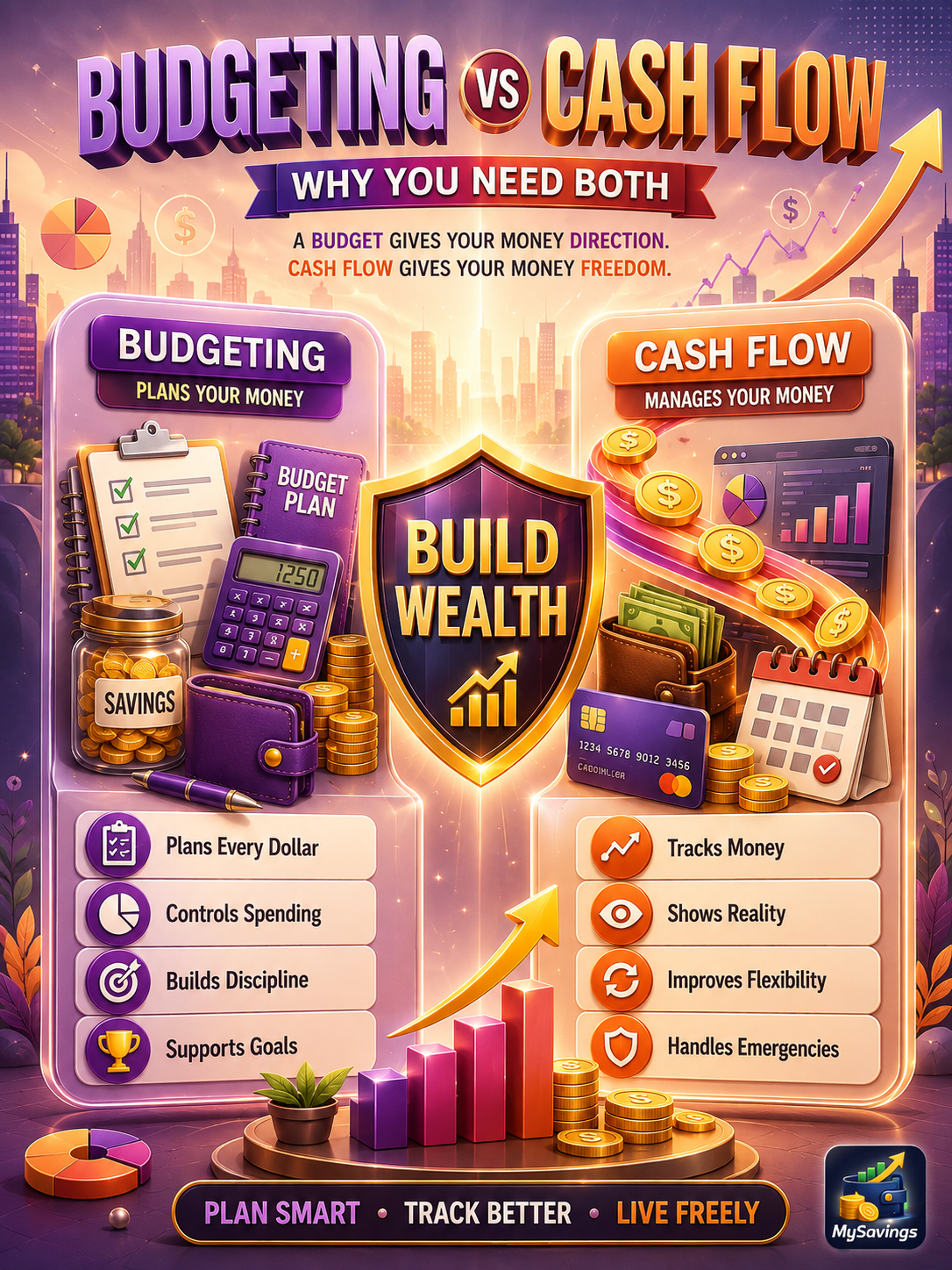 💰 Budgeting vs. Cash Flow: Why You Need Both to Build Lasting Financial Freedom 💸