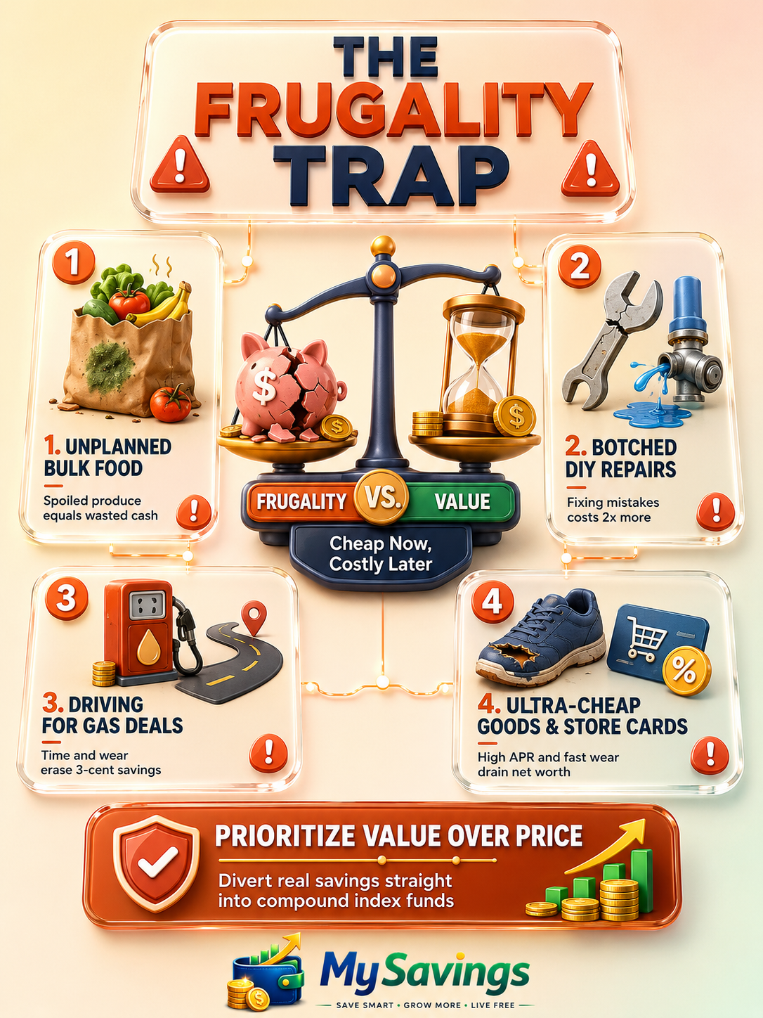 🤔 When does saving money backfire and cost you more in the long run?💸